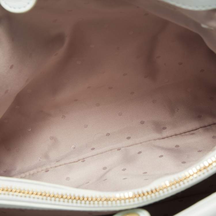Pre Owned Kate Spade Light Blue Quilted Leather Emerson Place Phoebe Tote