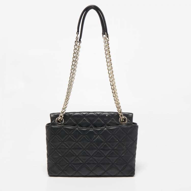 مملوكة مسبقًا Kate Spade Black Quilted Leather Natalia Crossbody Bag