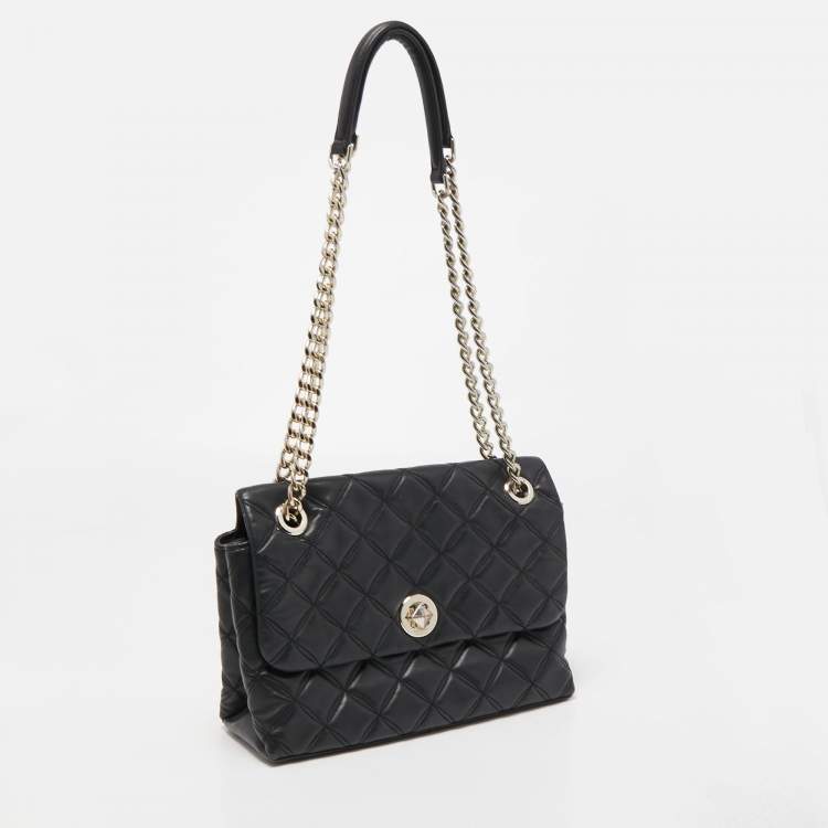 مملوكة مسبقًا Kate Spade Black Quilted Leather Natalia Crossbody Bag