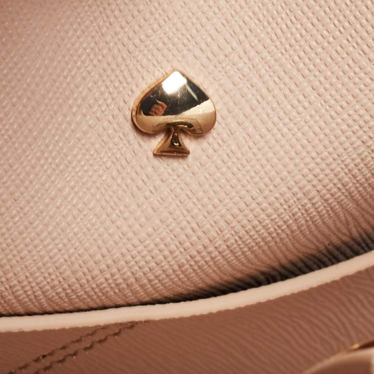 مملوكة مسبقًا Kate Spade Black Saffiano Leather Bow Tote