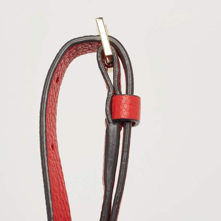 Pre Owned Kate Spade Red Leather Olive Drive Brigette Tote