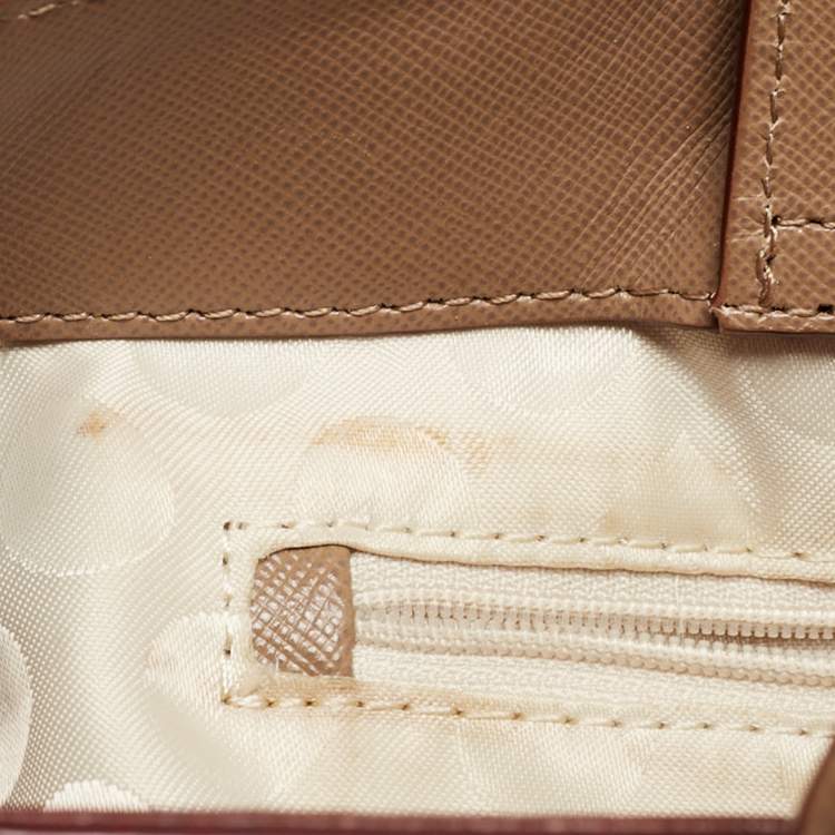 Pre Owned Kate Spade Brown Leather Charlotte Street Sylvie Tote