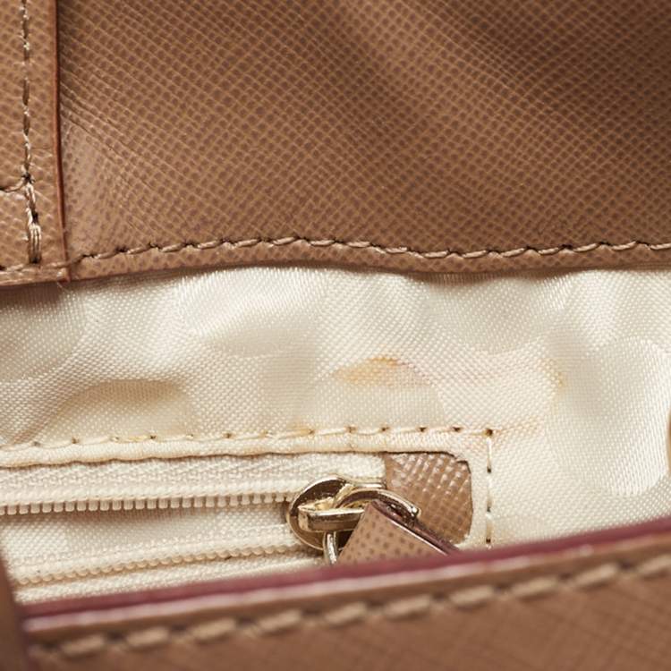 Pre Owned Kate Spade Brown Leather Charlotte Street Sylvie Tote