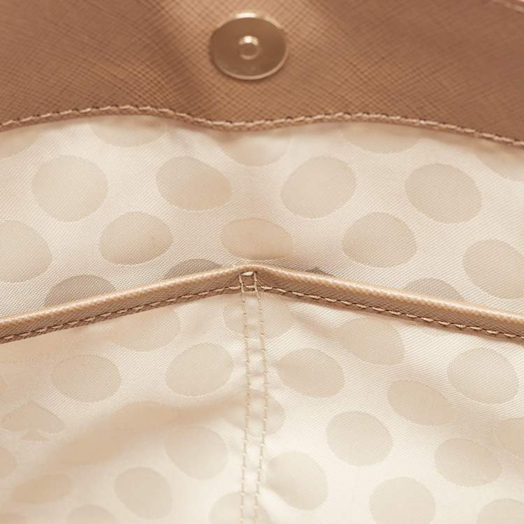 Pre Owned Kate Spade Brown Leather Charlotte Street Sylvie Tote