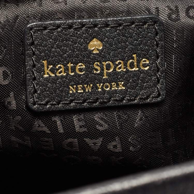مملوكة مسبقًا Kate Spade Black Leather Longacre Court Cal Tote