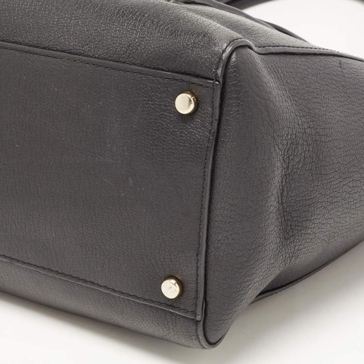مملوكة مسبقًا Kate Spade Black Leather Longacre Court Cal Tote