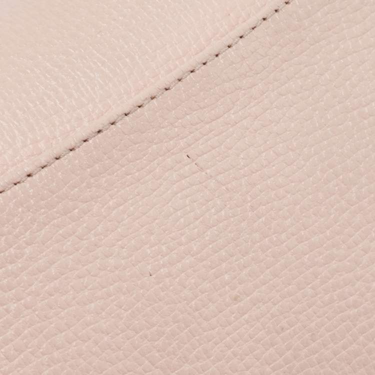 Pre Owned Kate Spade Light Pink Leather Paloma Road Flap Crossbody Bag