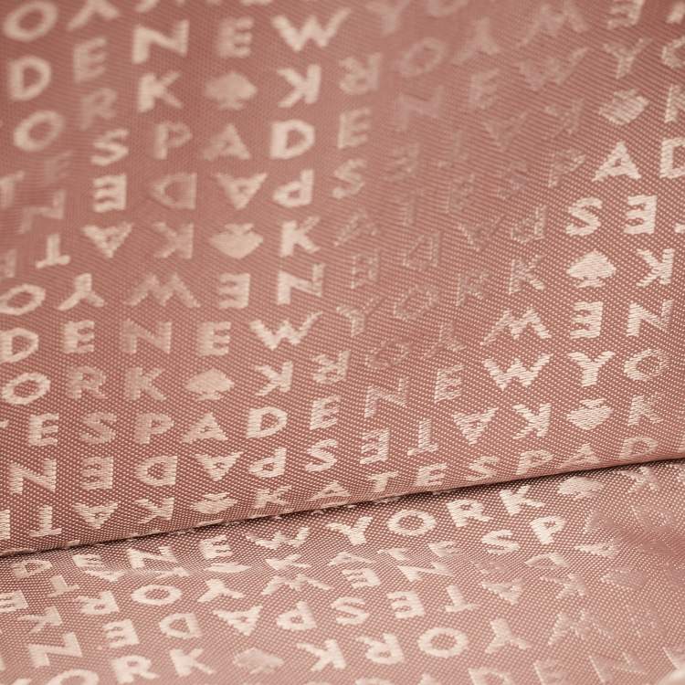 Pre Owned Kate Spade Light Peach Saffiano Leather Catus Tomi Patch Backpack