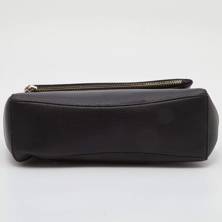 مملوكة مسبقًا Kate Spade Black Leather Leila Flap Shoulder Bag  
