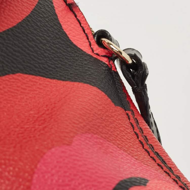 Pre Owned Kate Spade Multicolor Floral Leather Crossbody Bag