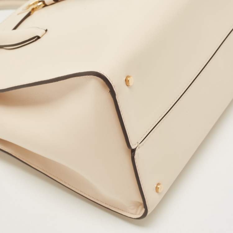 مملوكة مسبقًا Kate Spade Cream Leather Large Toujours Tote