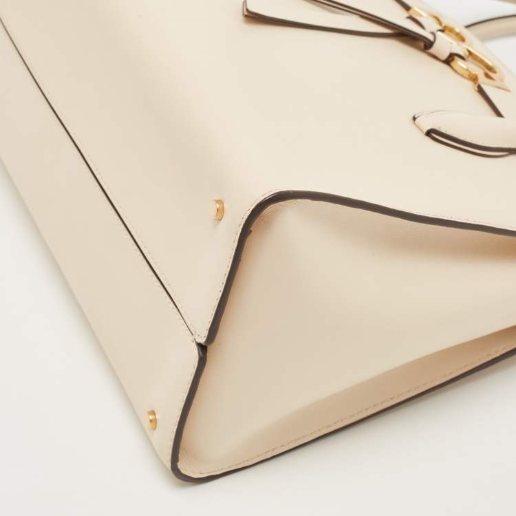 مملوكة مسبقًا Kate Spade Cream Leather Large Toujours Tote