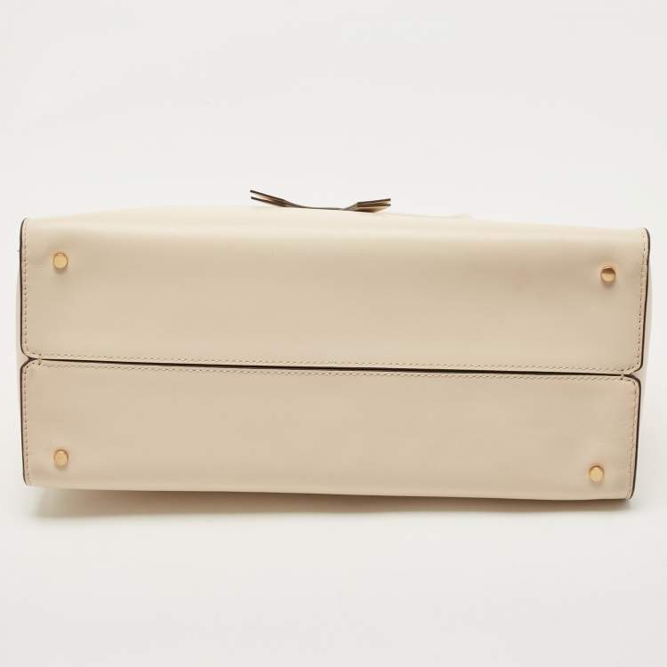 مملوكة مسبقًا Kate Spade Cream Leather Large Toujours Tote