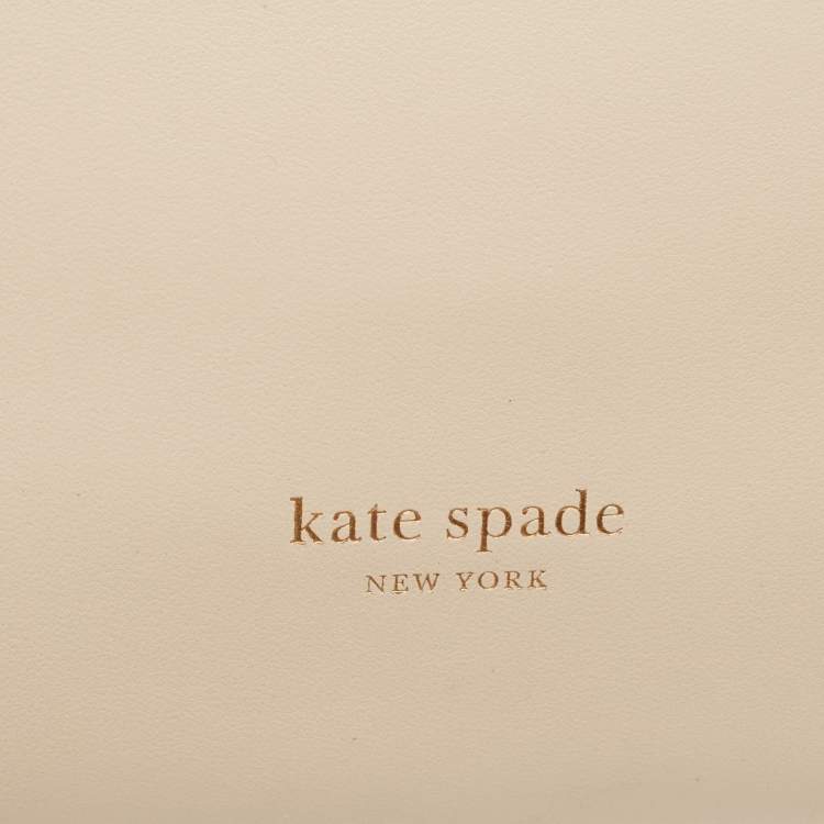 مملوكة مسبقًا Kate Spade Cream Leather Large Toujours Tote