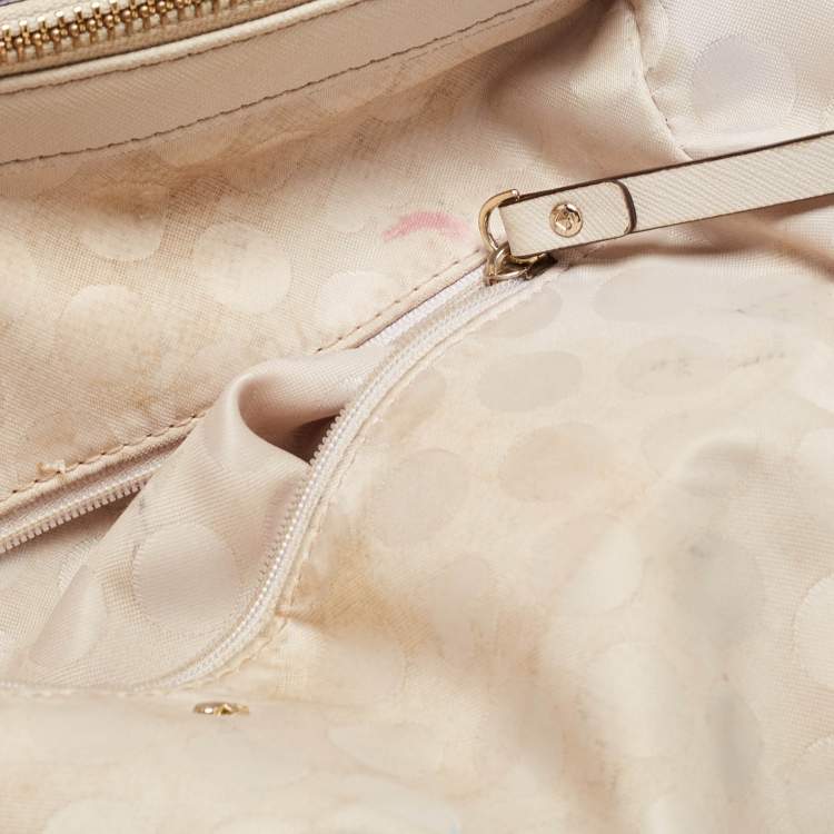 مملوكة مسبقًا Kate Spade Light Beige Leather Cedar Street Jensen Tote