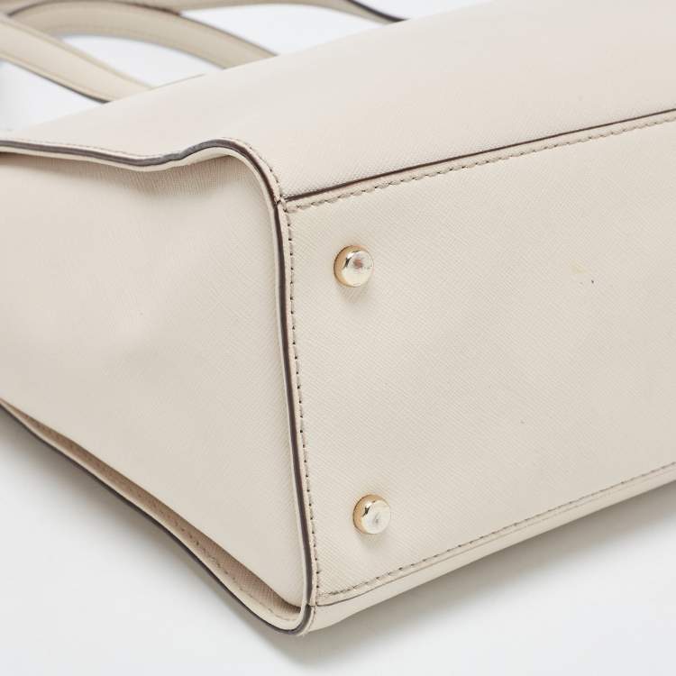 مملوكة مسبقًا Kate Spade Light Beige Leather Cedar Street Jensen Tote