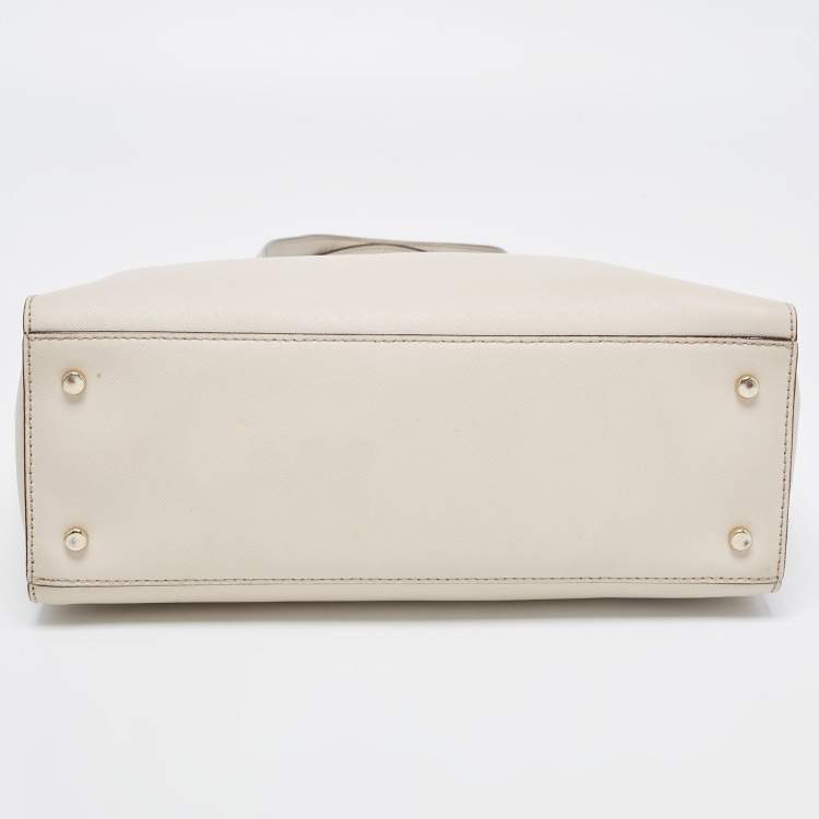 مملوكة مسبقًا Kate Spade Light Beige Leather Cedar Street Jensen Tote