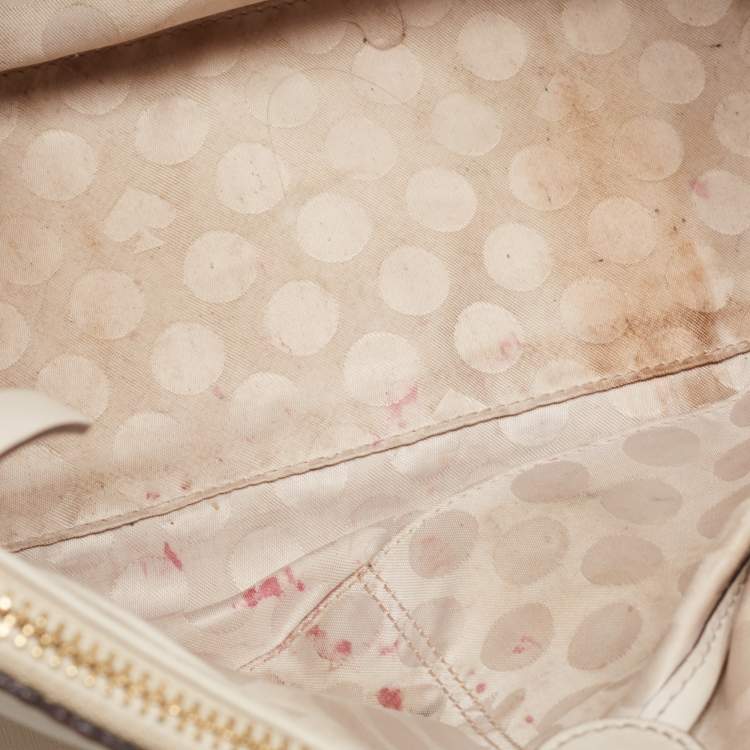 مملوكة مسبقًا Kate Spade Light Beige Leather Cedar Street Jensen Tote
