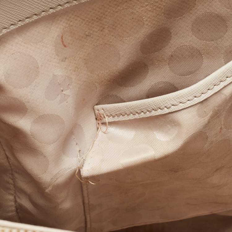 مملوكة مسبقًا Kate Spade Light Beige Leather Cedar Street Jensen Tote