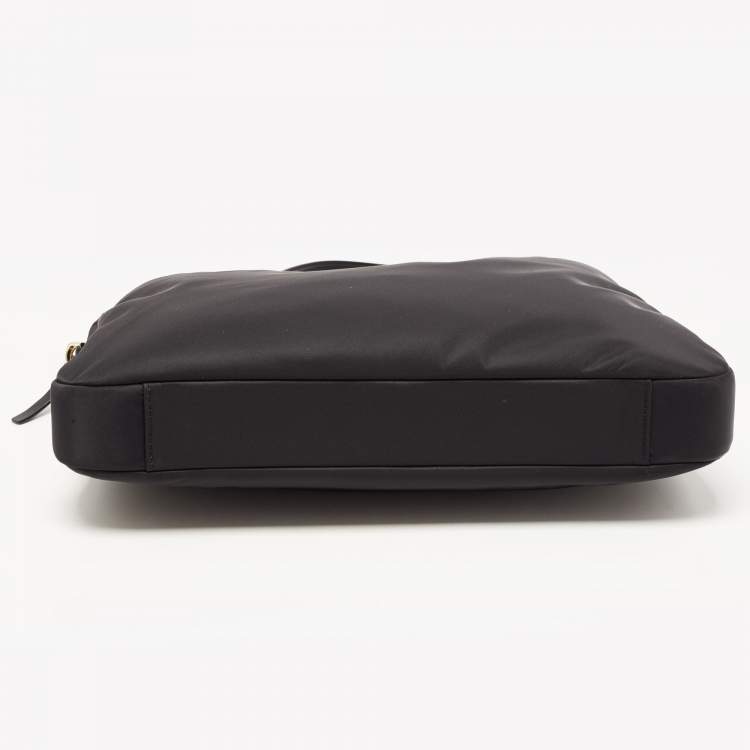 Pre Owned Kate Spade Black Nylon The Little Better Sam Laptop Bag