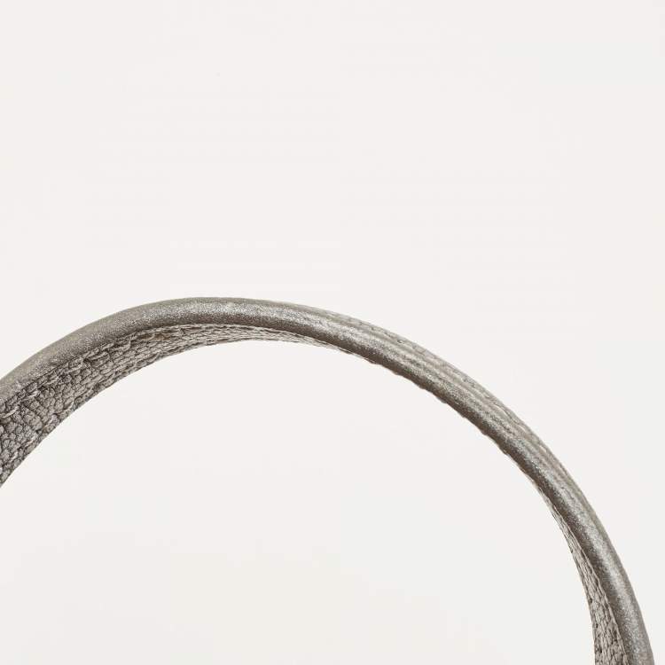 مملوكة مسبقًا Kate Spade Grey Glitter and Leather Small Dome Satchel