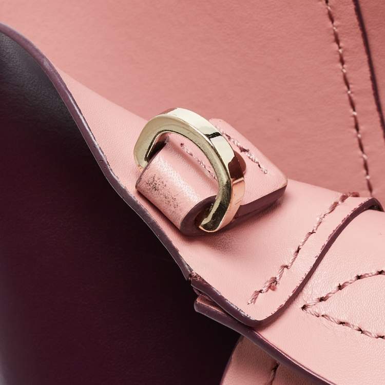 Pre Owned Kate Spade Purple Leather Large Arbour Hill Charline Top Handle Bag