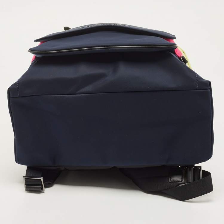 Pre Owned Kate Spade Multicolor Nylon Large Journey Colorblock Backpack