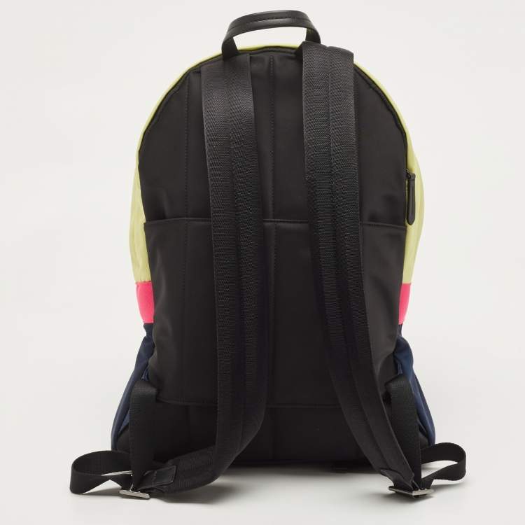Pre Owned Kate Spade Multicolor Nylon Large Journey Colorblock Backpack