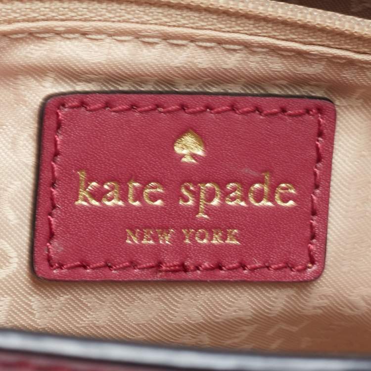 Pre Owned Kate Spade Fuchsia Leather Satchel