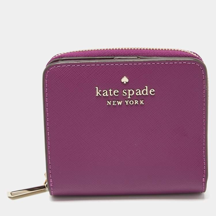 Kate Spade New York Marti Small Flap Pebbled Leather Wallet Black -  Walmart.com