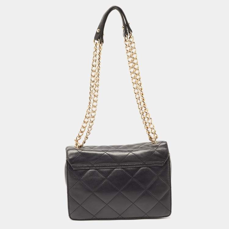Pre Owned Kate Spade Black Leather Emerson Place Vivenna Shoulder Bag