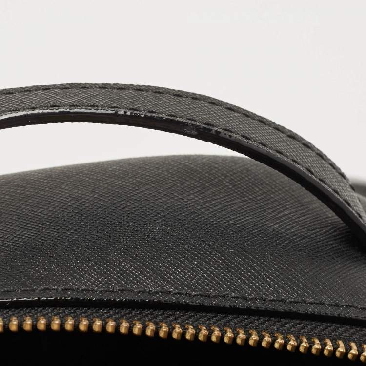 Pre Owned Kate Spade Black Leather New York Meow Sammi Backpack