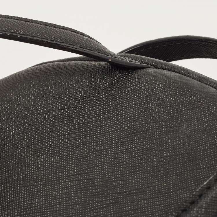 Pre Owned Kate Spade Black Leather New York Meow Sammi Backpack