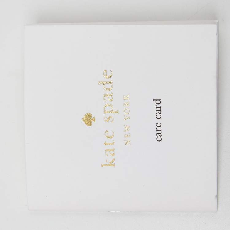 مملوكة مسبقًا Kate Spade Black Saffiano Leather Spencer Bifold Wristlet Wallet