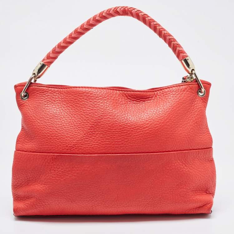 Pre Owned Kate Spade Red Leather Elliot Place Carmina Shoulder Bag