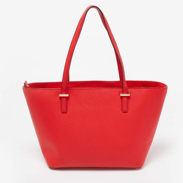 Pre Owned Kate Spade Red Leather Harmony Tote