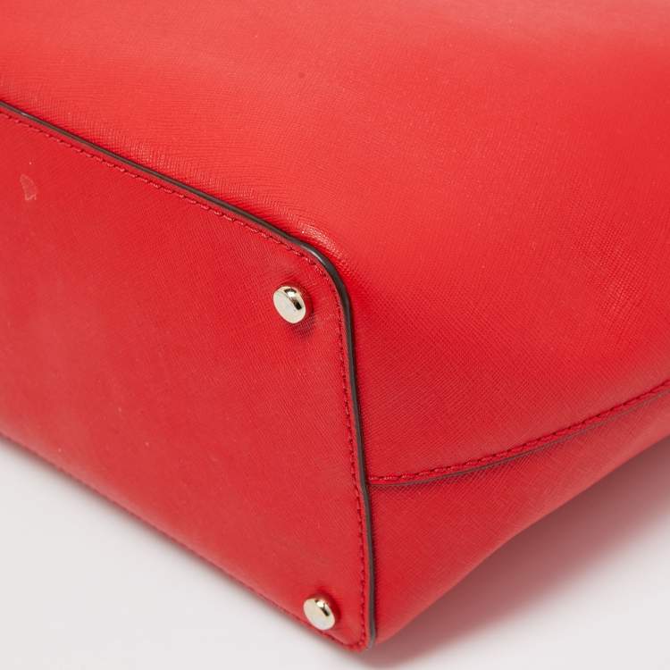 Pre Owned Kate Spade Red Leather Harmony Tote