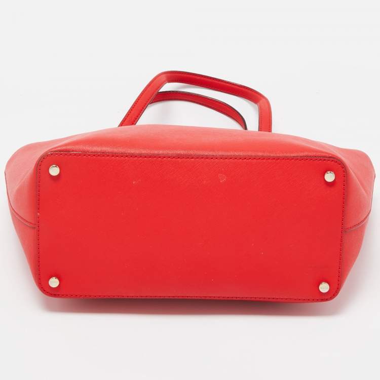 Pre Owned Kate Spade Red Leather Harmony Tote