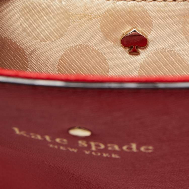 Pre Owned Kate Spade Red Leather Harmony Tote