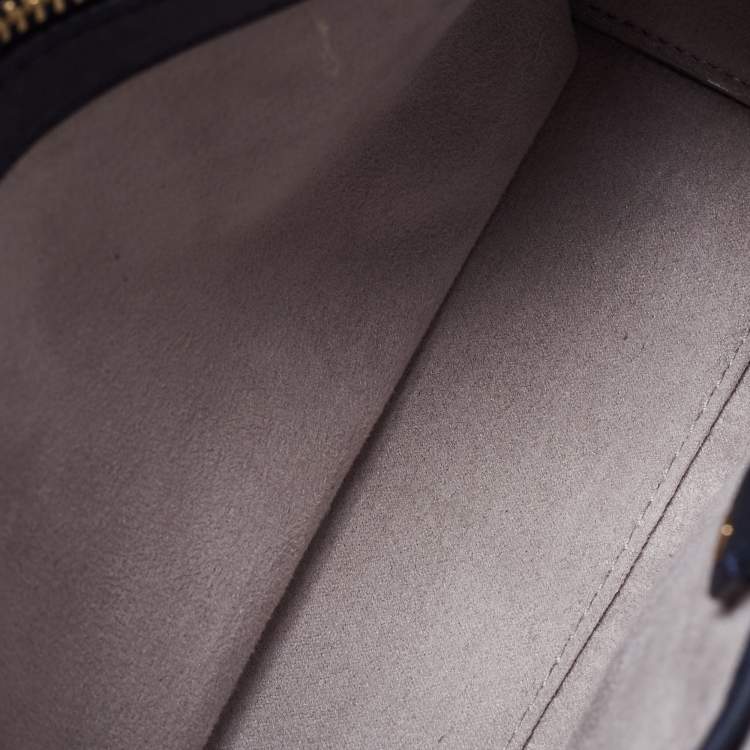 Pre Owned Kate Spade Dark Blue Leather Toujour Tote