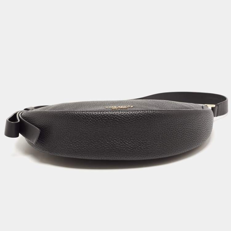Pre Owned Kate Spade Black Leather Smile Shoulder Bag
