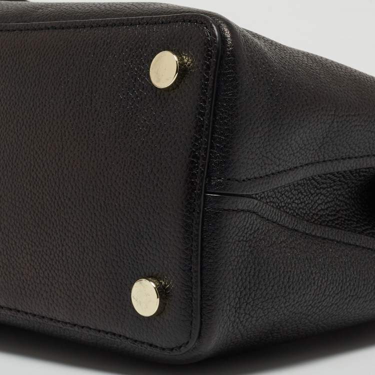 Pre Owned Kate Spade Black Leather Margaux Tote