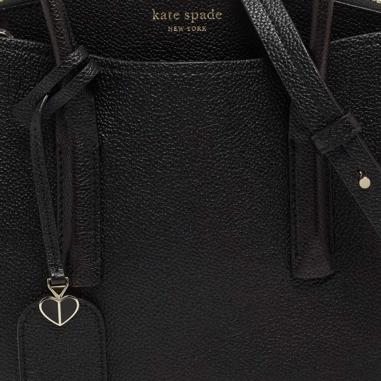 Pre Owned Kate Spade Black Leather Margaux Tote