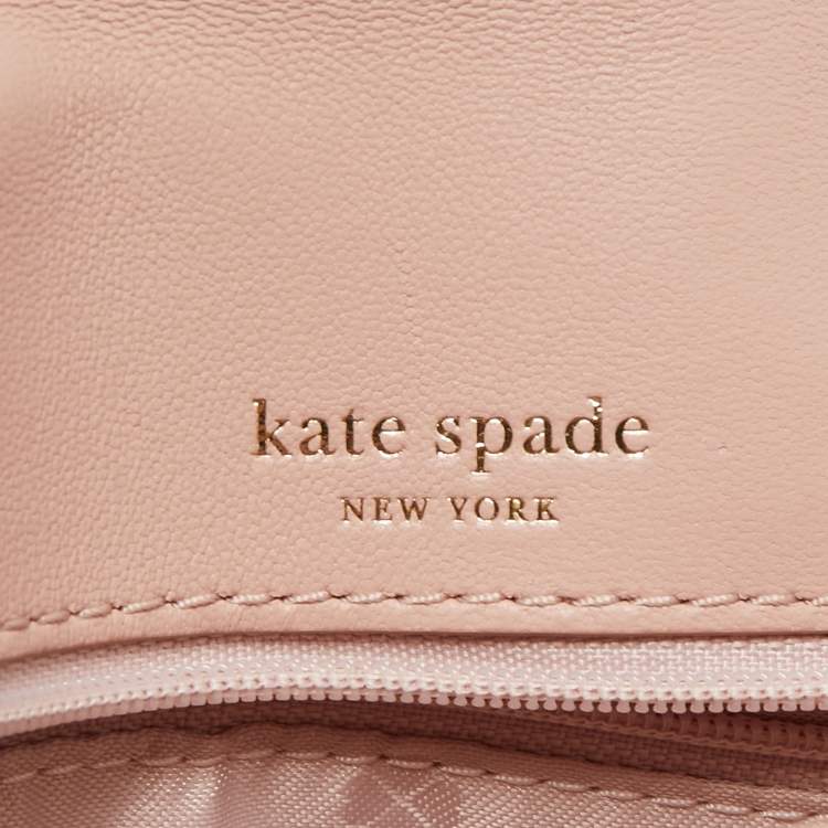مملوكة مسبقًا Kate Spade Flapper Pink Leather Medium Convertible Amelia Chain Shoulder Bag