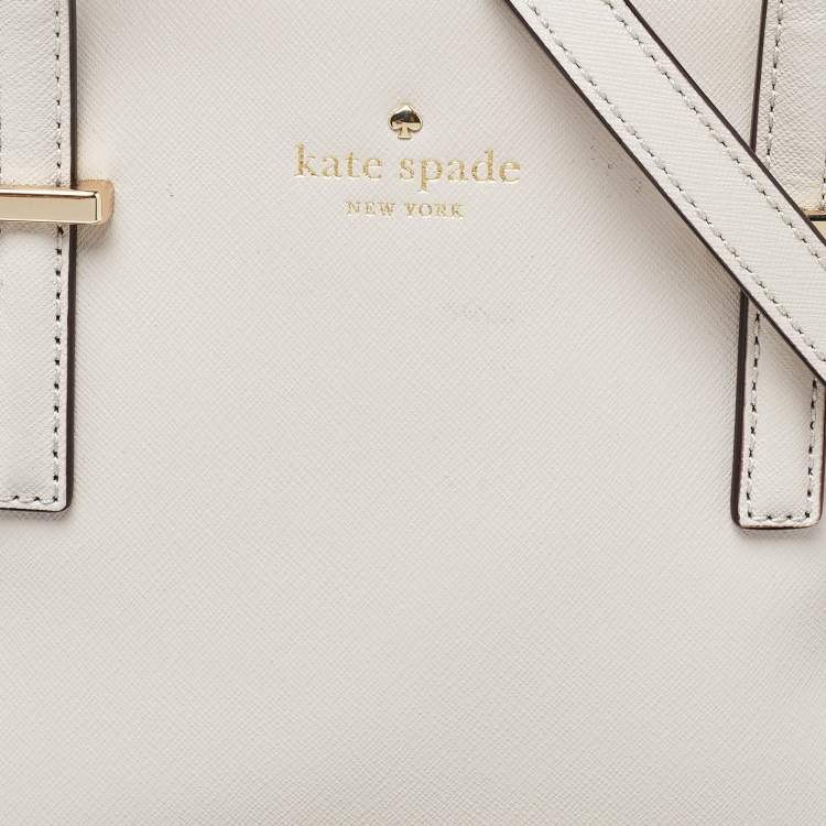 Pre Owned Kate Spade Grey Leather Cedar Street Maise Satchel
