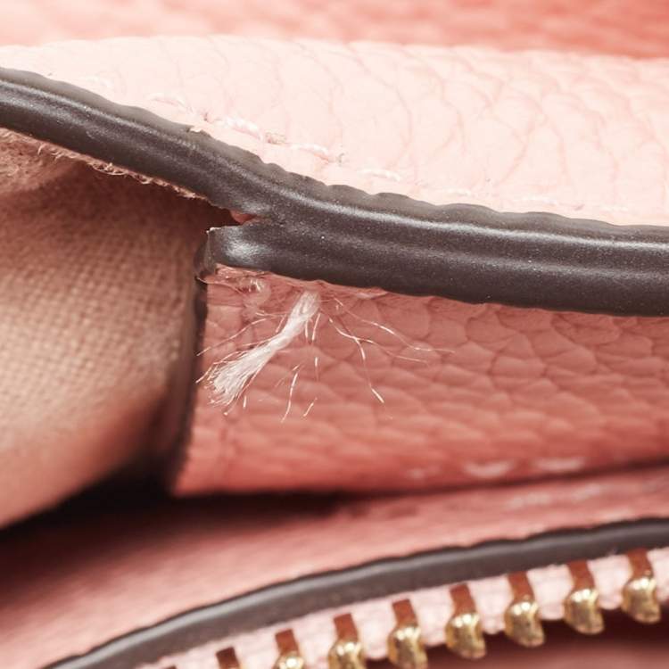 Pre Owned Kate Spade Pink Leather Knott Crossbody Shoulder Bag
