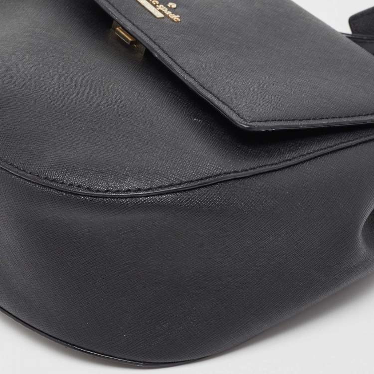مملوكة مسبقًا Kate Spade Black Leather Cameron Street Byrdie Crossbody Bag