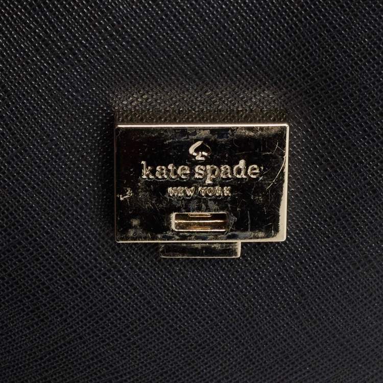 مملوكة مسبقًا Kate Spade Black Leather Cameron Street Byrdie Crossbody Bag