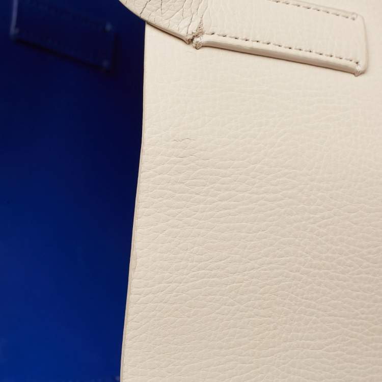 Pre Owned Kate Spade Off-white Leather Foster Court Tasha Tote
