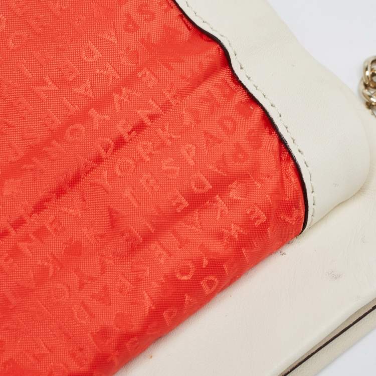 Pre Owned Kate Spade Off White Leather Astor Court Naomi Crossbody Bag